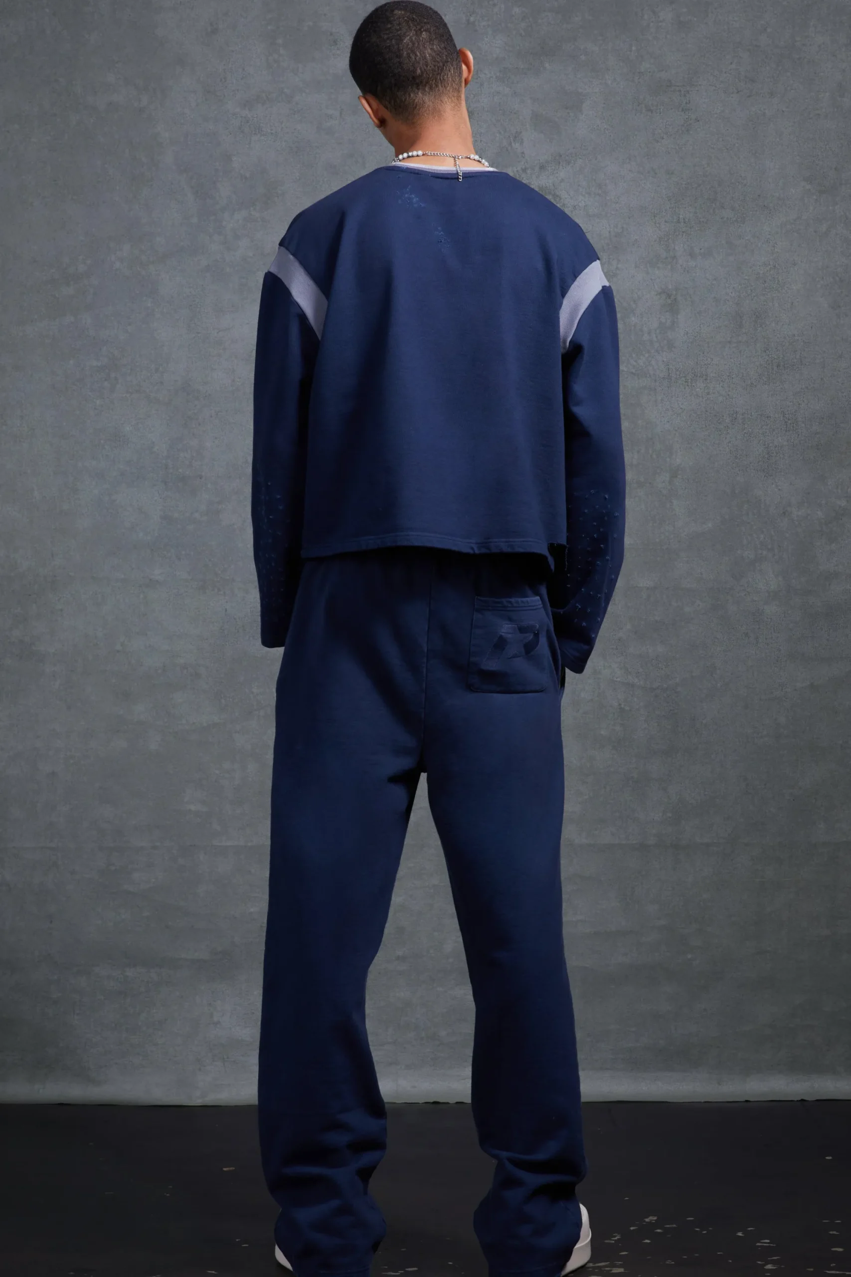 boohooMAN P-Star Slim Fit Flare Joggers With Distressing | UK| Trousers|Joggers