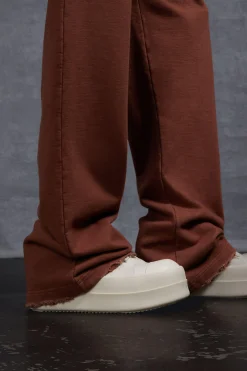 boohooMAN P-Star Slim Fit Flare Joggers With Distressing | UK| Joggers