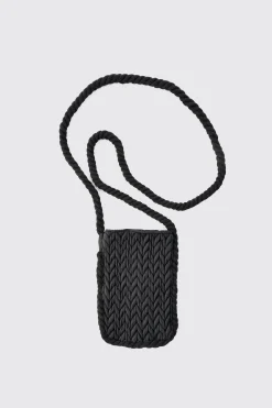boohooMAN Quilted Bottle Bag In | UK| Bags & Wallets