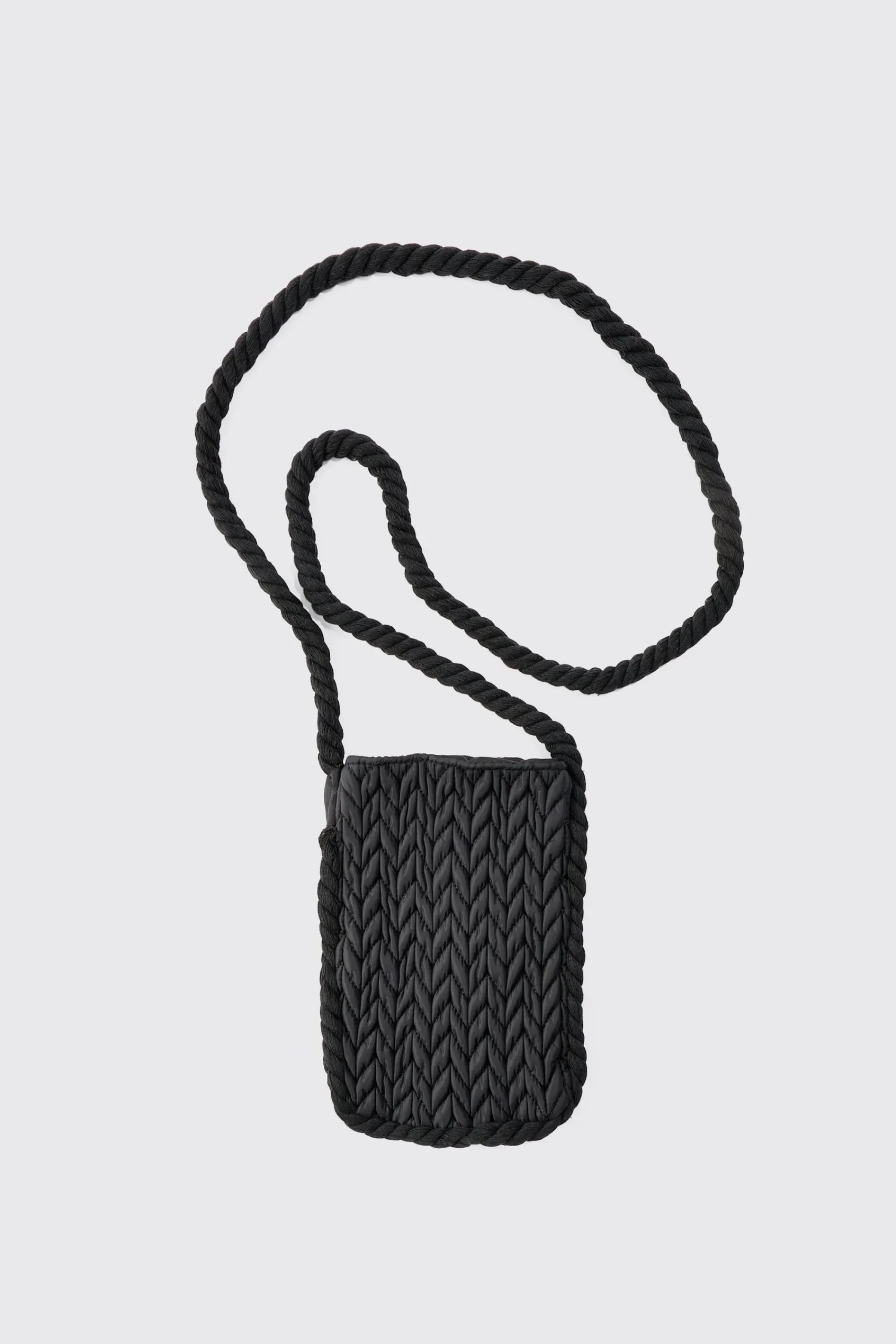 boohooMAN Quilted Bottle Bag In | UK| Bags & Wallets