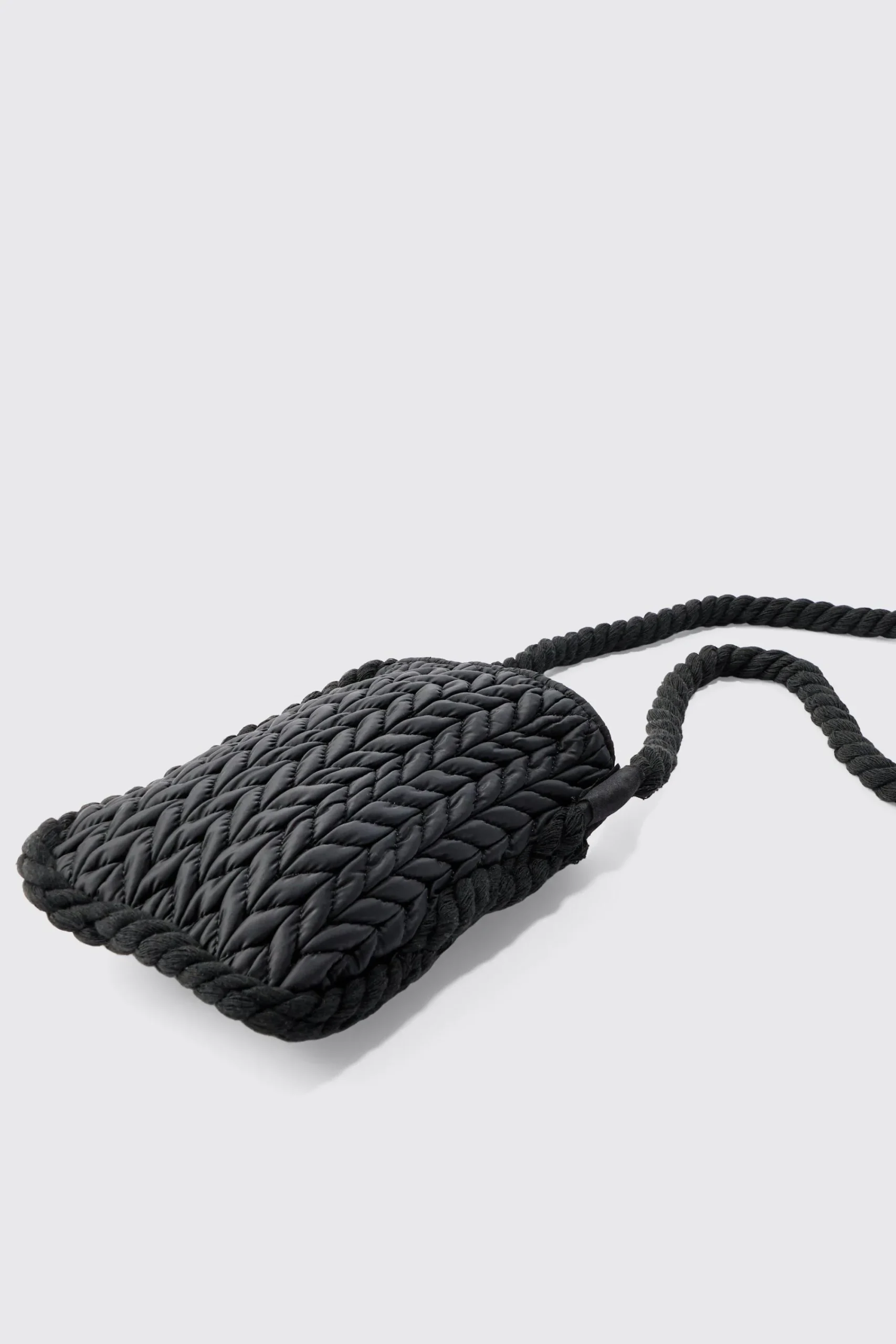 boohooMAN Quilted Bottle Bag In | UK| Bags & Wallets