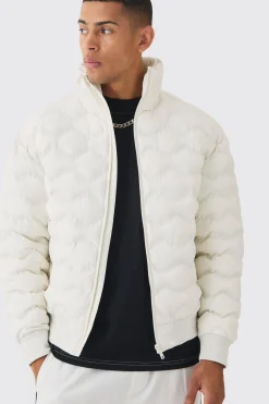 boohooMAN Quilted Padded Bomber Jacket In | UK| Coats & Jackets