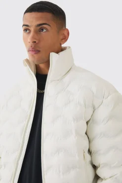 boohooMAN Quilted Padded Bomber Jacket In | UK| Coats & Jackets