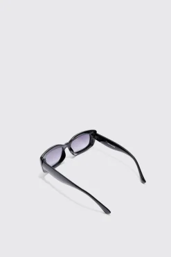 boohooMAN Rectangle Plastic Sunglasses In | UK| Sunglasses