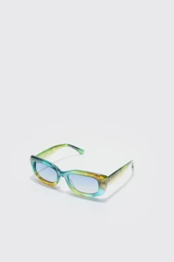 boohooMAN Rectangle Plastic Sunglasses In | UK| Sunglasses