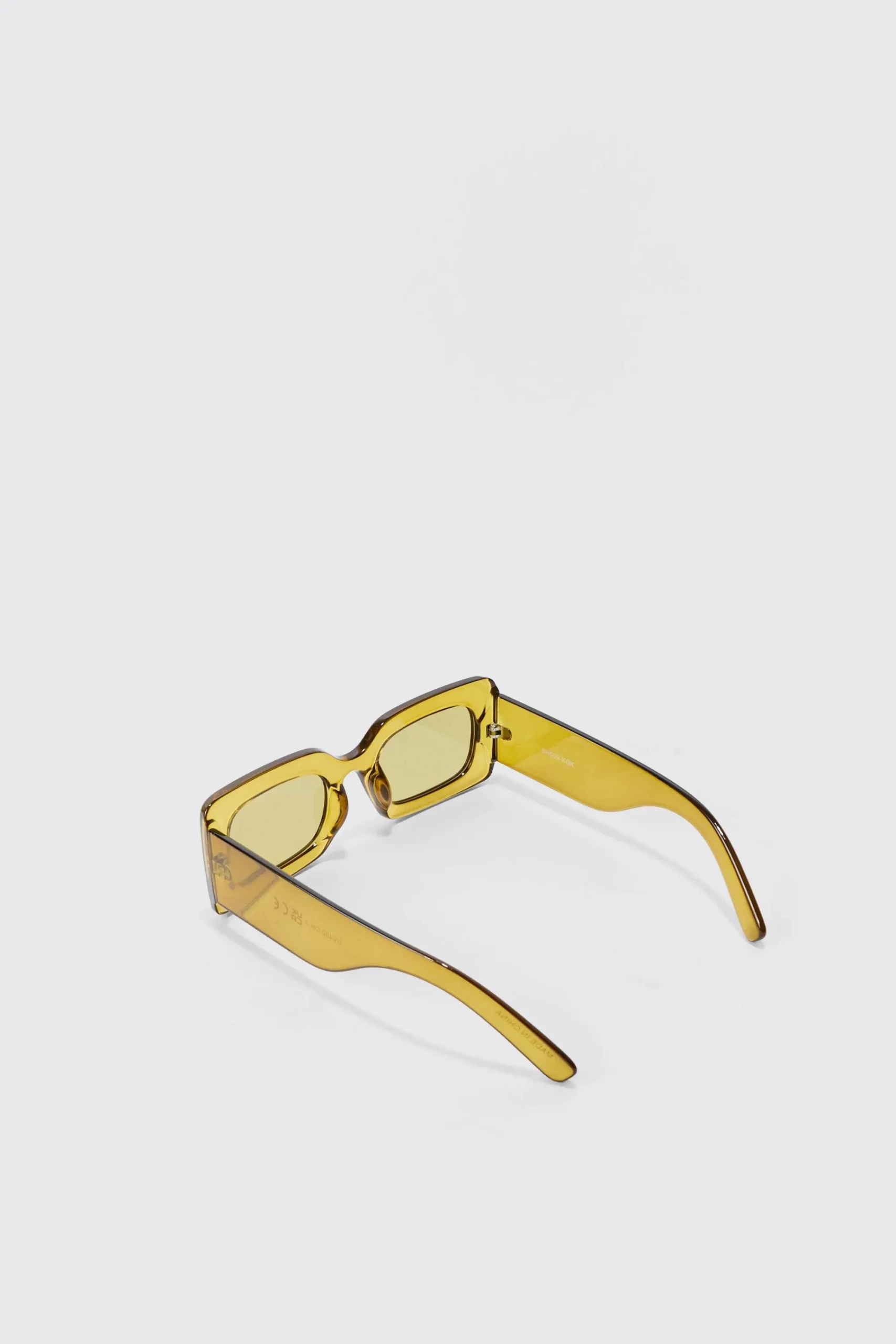 boohooMAN Rectangular Clear Plastic Sunglasses In | UK| Sunglasses