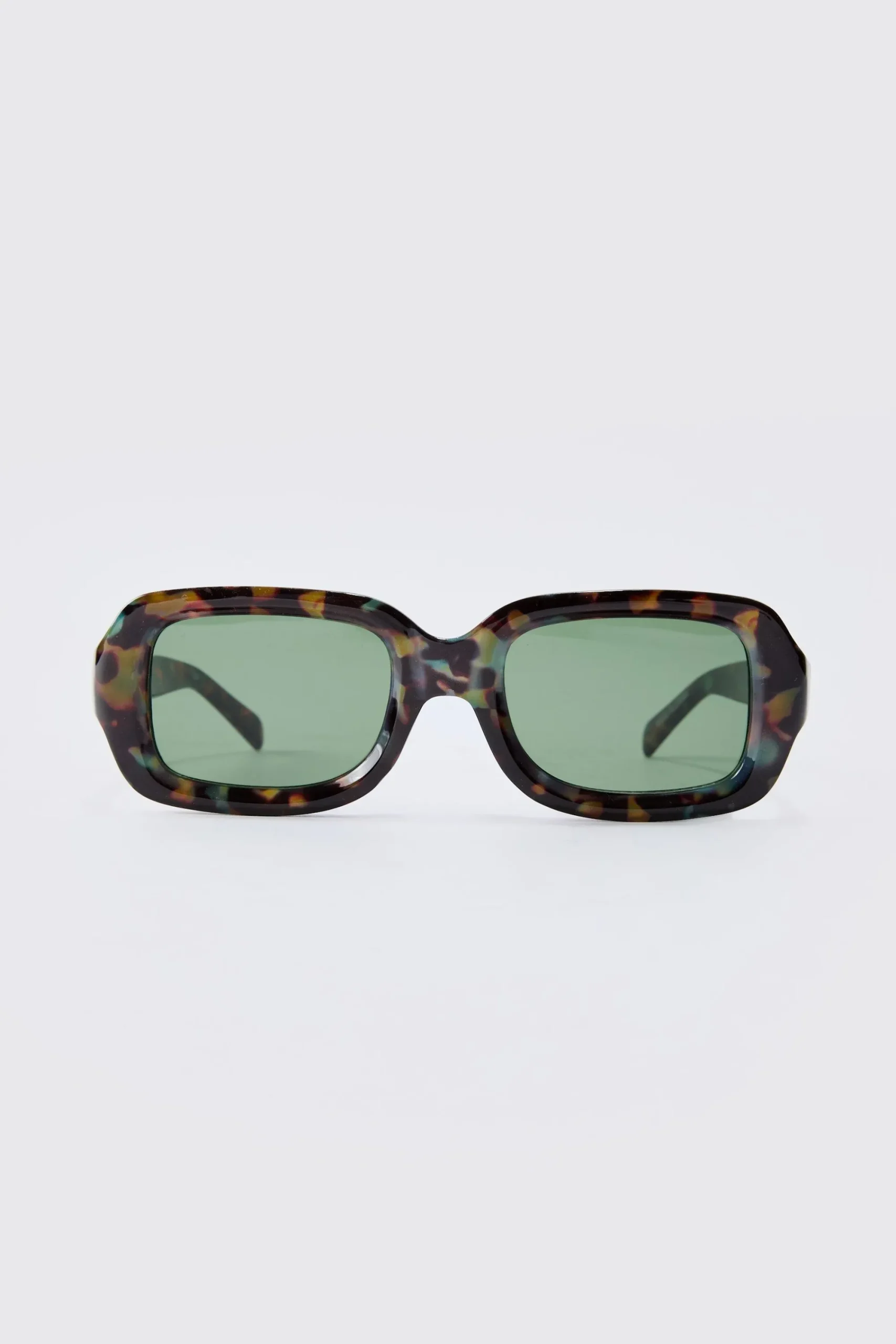 boohooMAN Rectangular Contrast Lens Sunglasses In | UK| Sunglasses