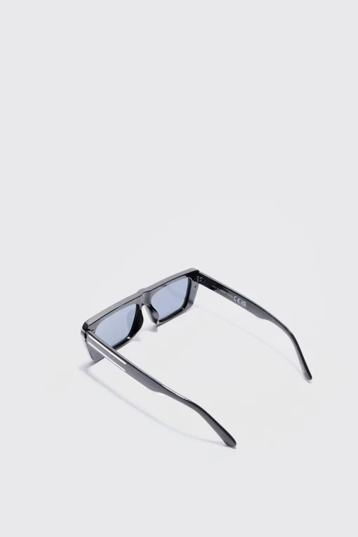 boohooMAN Rectangular Metal Frame Sunglasses In | UK| Sunglasses