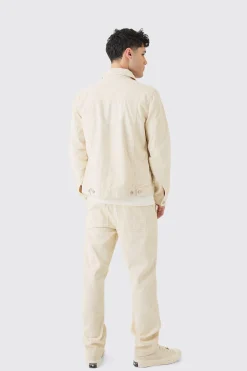 boohooMAN Regular Cord Jacket In | UK| Coats & Jackets