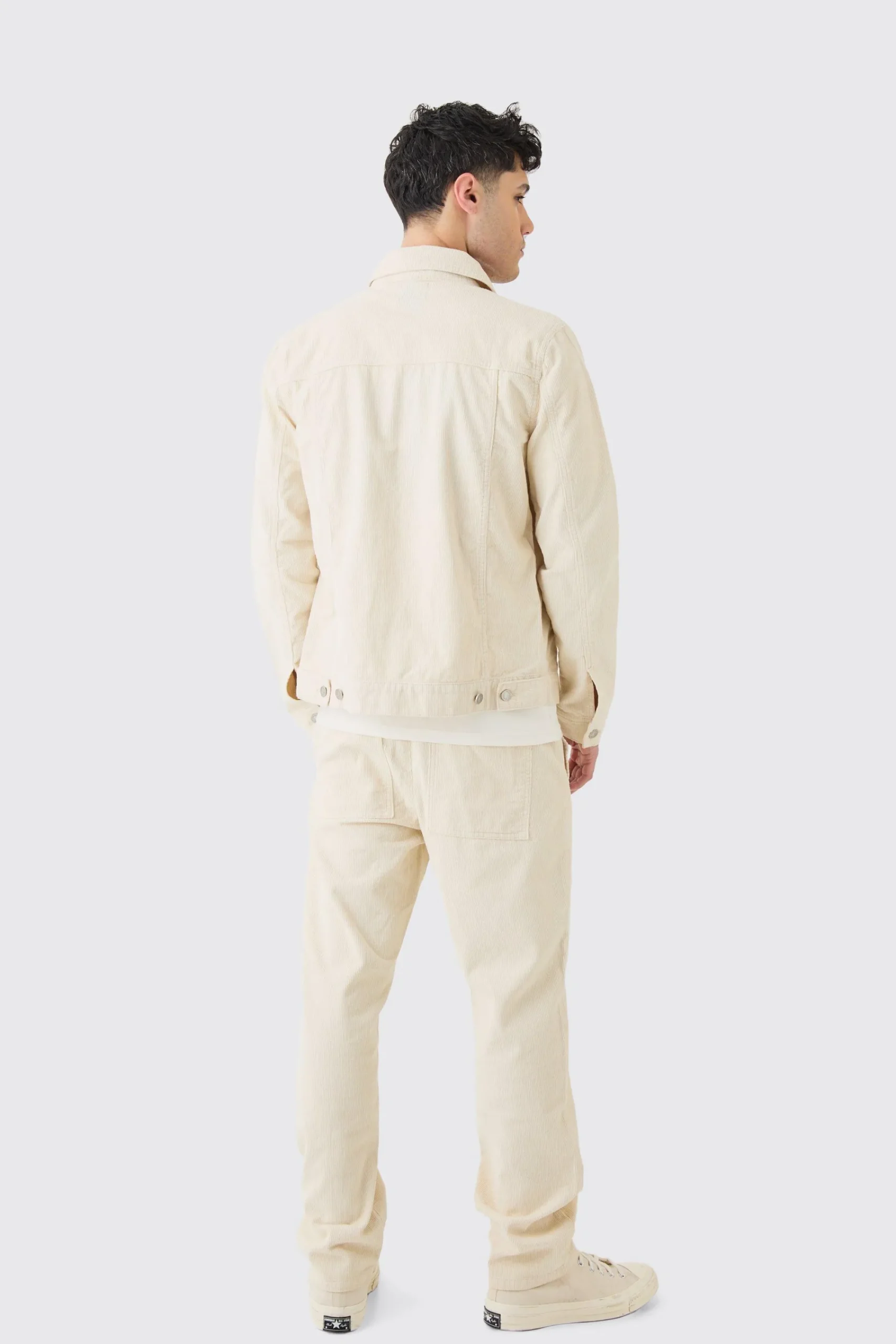 boohooMAN Regular Cord Jacket In | UK| Coats & Jackets