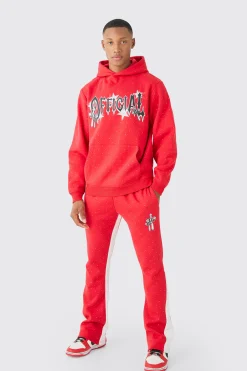 boohooMAN Regular Fit All Over Rhinestone Official Tracksuit | UK| Tracksuits