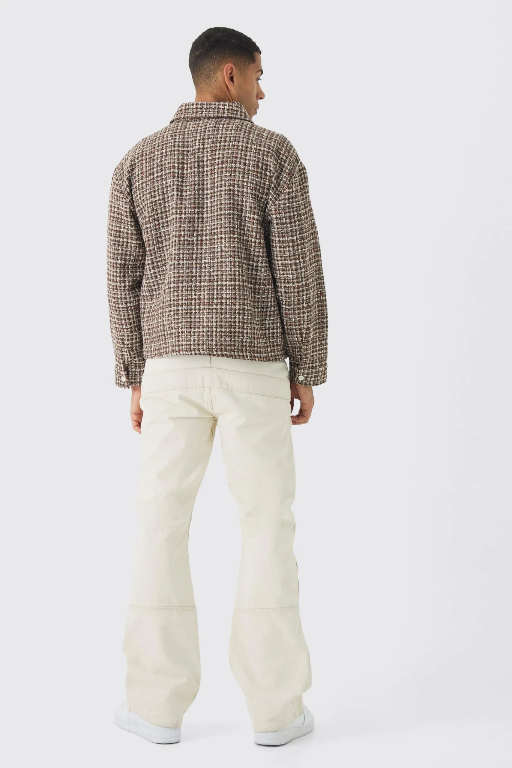 boohooMAN Regular Fit Boucle Overshirt | UK| Shirts