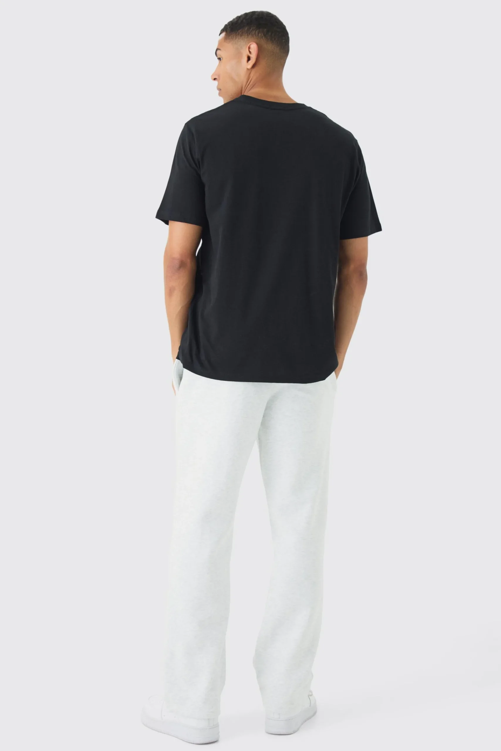 Regular Fit Champs Print T-Shirt | UK^boohooMAN New