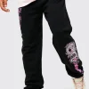 boohooMAN Regular Fit Dragon Graphic Joggers | UK| Trousers|Joggers