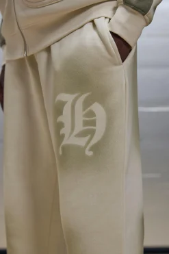 boohooMAN Regular Fit Gusset Panel Washed Stencil Spray Joggers | UK| Trousers|Joggers