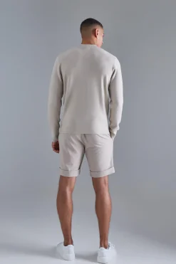 boohooMAN Regular Fit Knitted Bomber | UK| Knitwear|Coats & Jackets