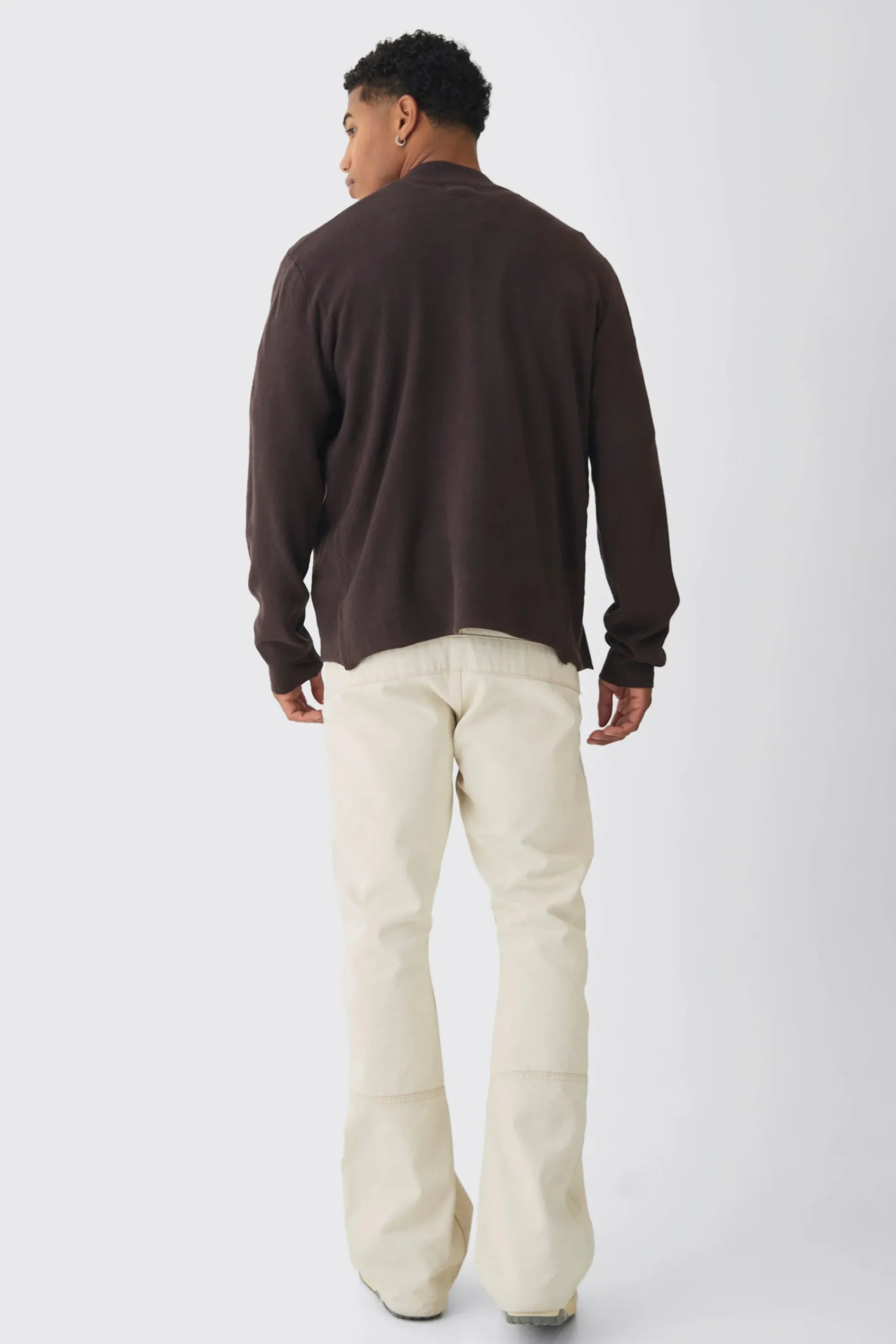 boohooMAN Regular Fit Knitted Bomber | UK| Knitwear|Coats & Jackets