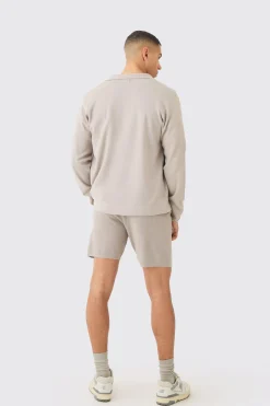 boohooMAN Regular Fit Knitted Harrington Cardigan | UK| Knitwear