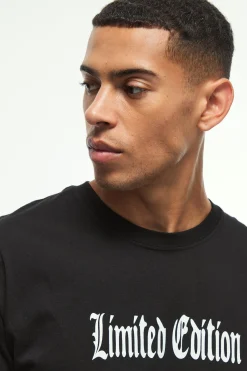 Regular Fit Limited Edition Gothic T-Shirt | UK^boohooMAN Discount
