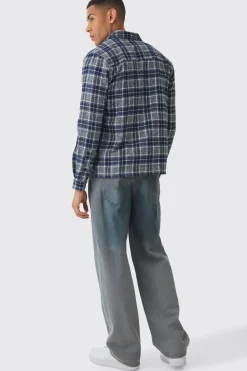 boohooMAN Regular Fit Long Sleeve Check Shirt | UK| Shirts