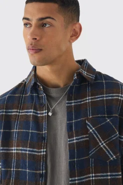 boohooMAN Regular Fit Long Sleeve Check Shirt | UK| Shirts