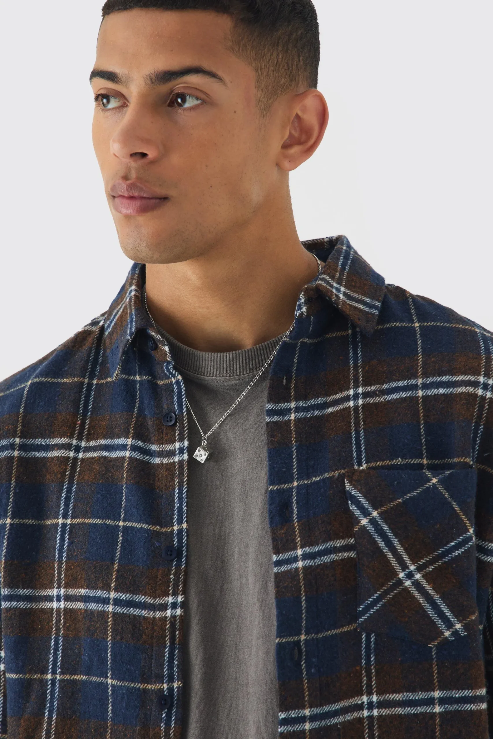 boohooMAN Regular Fit Long Sleeve Check Shirt | UK| Shirts