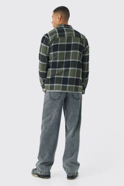 boohooMAN Regular Fit Long Sleeve Check Shirt | UK| Shirts