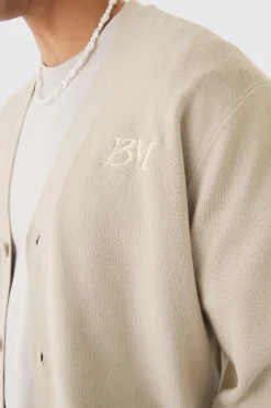 boohooMAN Regular Fit Man Branded Knitted Cardigan | UK| Knitwear