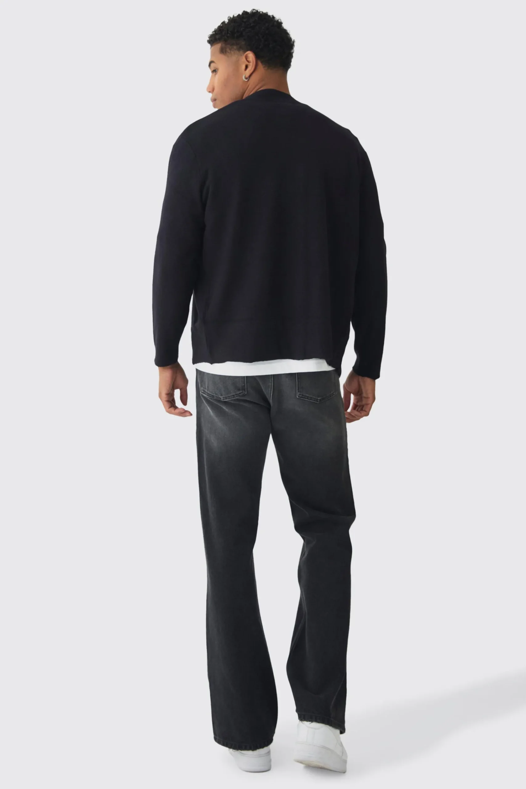 boohooMAN Regular Fit Man Branded Knitted Cardigan | UK| Knitwear