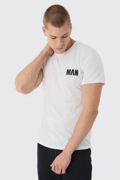Regular Fit Man Ski Resort Print T-Shirt | UK^boohooMAN Discount