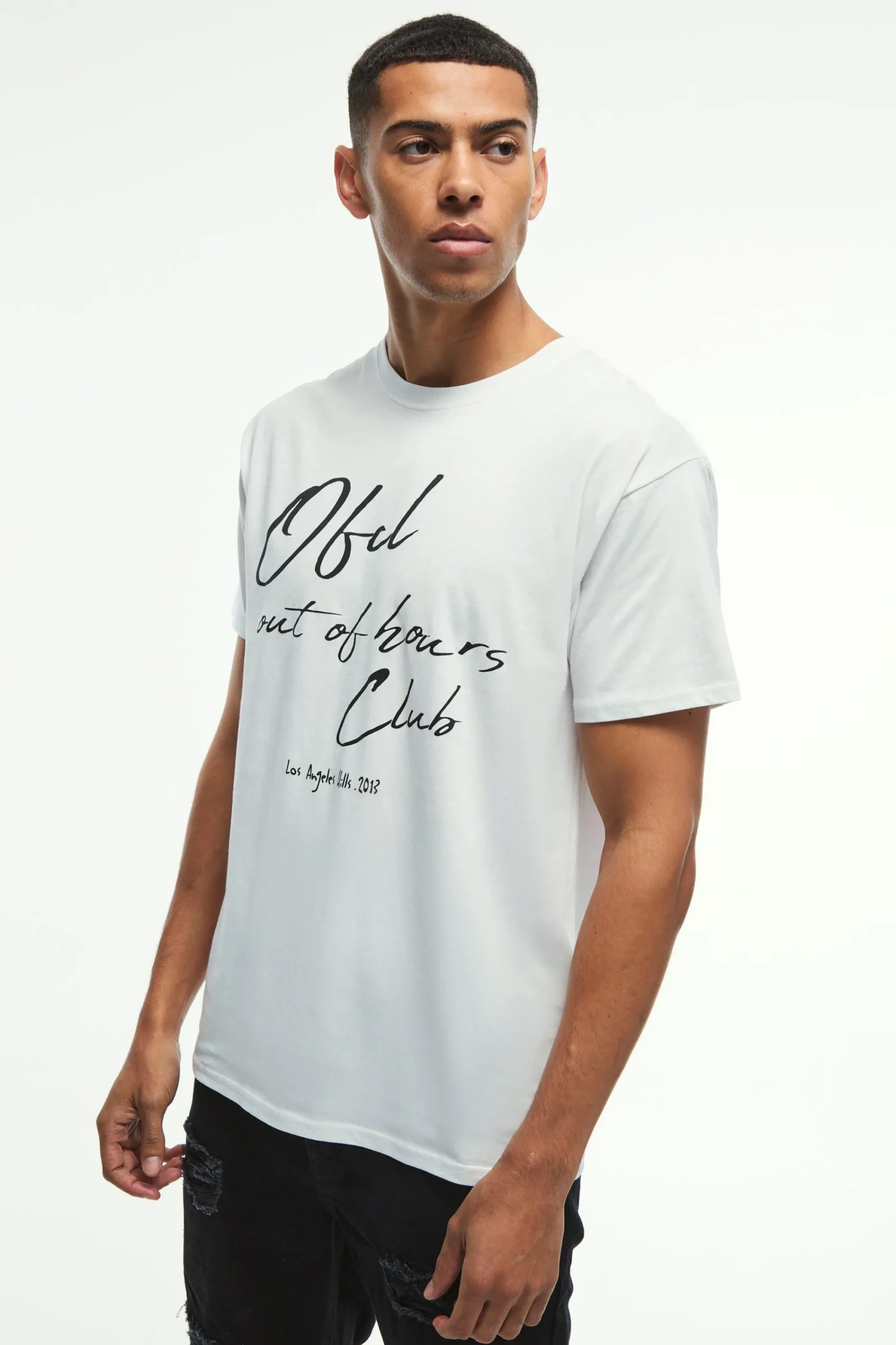 Regular Fit Out Of Hours Graphic T-Shirt | UK^boohooMAN Discount