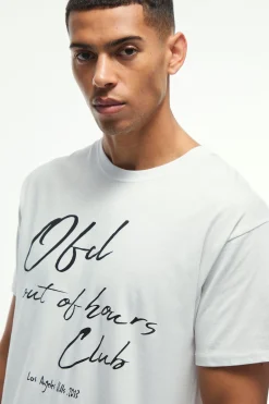 Regular Fit Out Of Hours Graphic T-Shirt | UK^boohooMAN Discount