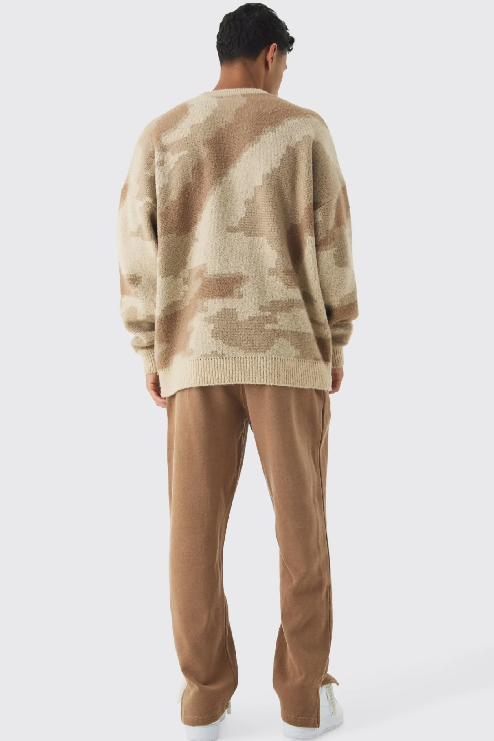 boohooMAN Regular Fit Racing Dept Washed Split Hem Jogger | UK| Trousers|Joggers