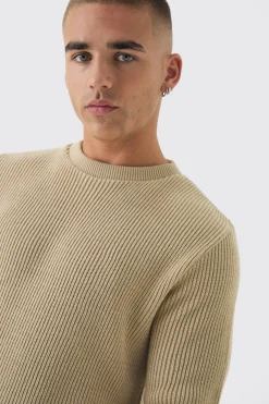 boohooMAN Regular Fit Rib Knit Jumper | UK| Knitwear