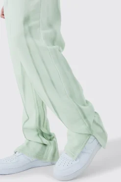 boohooMAN Regular Fit Split Hem Ombre Spray Wash Jogger | UK| Joggers