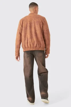 boohooMAN Regular Fit Washed Faux Suede Moto Jacket | UK| Coats & Jackets