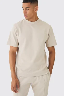 boohooMAN Regular Interlock T-shirt And Jogger Set | UK| Sets & Co-Ords|Tracksuits