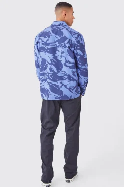 boohooMAN Regular Long Sleeve Ripstop Camo Overshirt | UK| Shirts