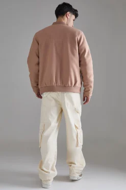 boohooMAN Regular Melton Homme Bomber | UK| Coats & Jackets