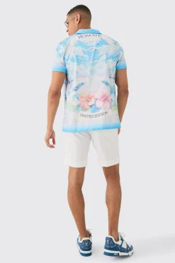 boohooMAN Regular Revere Floral Short Sleeve Shirt | UK| Shirts