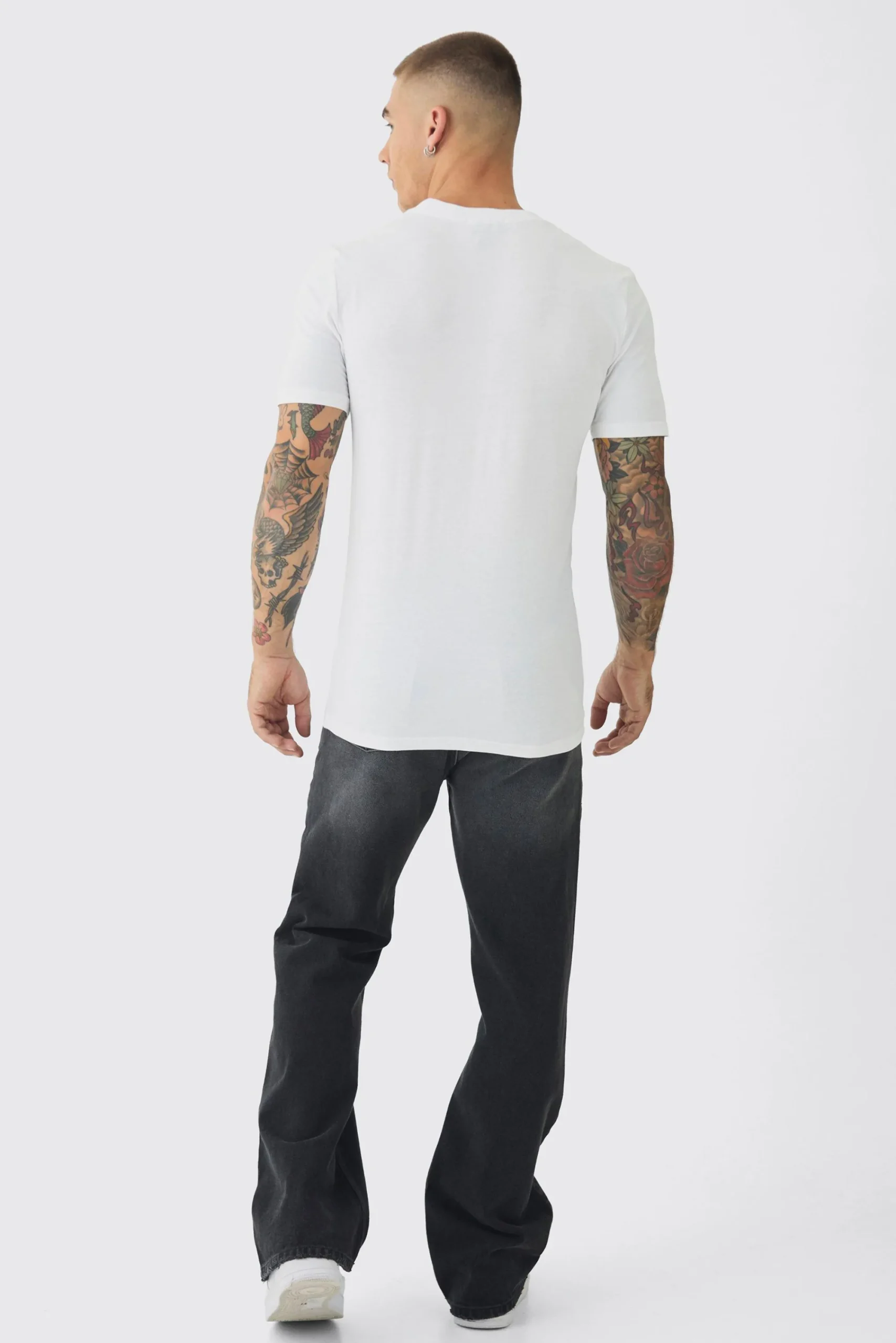 Regular USA Print T-Shirt | UK^boohooMAN Discount