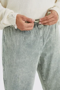 boohooMAN Relaxed Acid Wash Cord Trouser | UK| Trousers