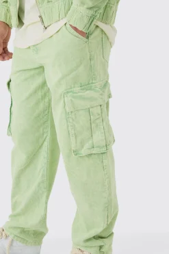 boohooMAN Relaxed Cargo Cord Trouser In | UK| Trousers|Cargos