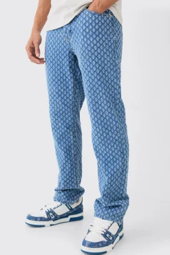 boohooMAN Relaxed Distressed Interest Jeans | UK| Trousers|Jeans