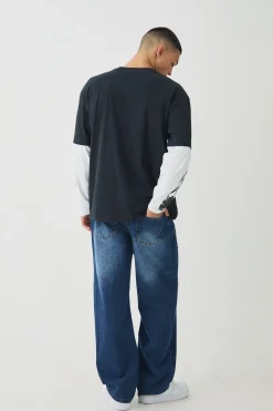 boohooMAN Relaxed Distressed Nibbled Jeans | UK| Trousers|Jeans
