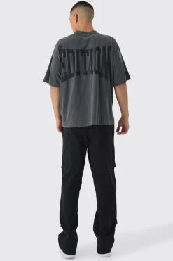 boohooMAN Relaxed Elasticated Waist Cargo Trouser | UK| Trousers|Cargos