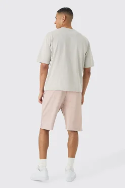 boohooMAN Relaxed Fit Acid Washed Long Length Shorts | UK| Shorts