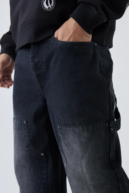 boohooMAN Relaxed Fit Carpenter Jeans | UK| Jeans