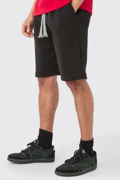 boohooMAN Relaxed Fit Chunky Drawcord Shorts | UK| Shorts