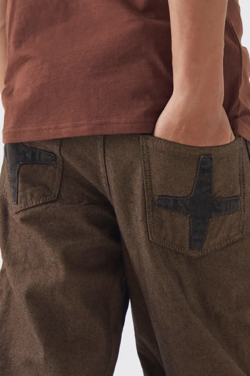 boohooMAN Relaxed Fit Cut Out Star Jeans | UK| Trousers|Jeans